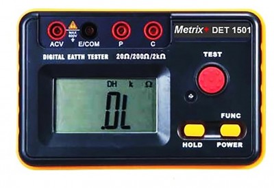 Metrix+ DET 1501 Digital Earth Resistance Tester