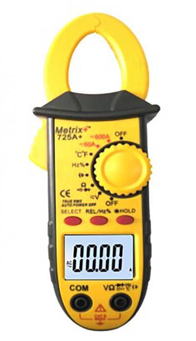 Metrix+ 725A+ AC/DC Digital Clamp Meter